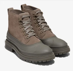 New Cole Haan Stratton Shroud Boot Mens 12 Leather Rubber C38395 Waterproof $258 - Picture 1 of 14
