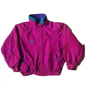 Columbia Damen Medium Jacke Pink Lila 90er Outdoor Wandern Windbreaker Selten - Bild 1 von 8