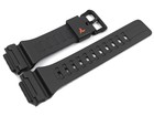 Casio Black Resin Bracelet with Orange Logo for STL-S100H, STL-S100H-4