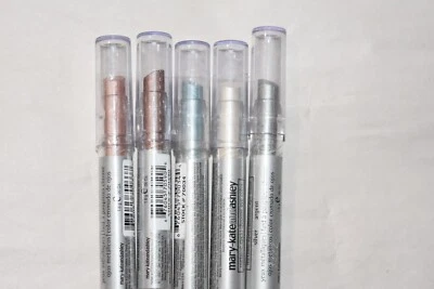 5x Mary Kate & Ashley Ojos Metálicos Cromo Color de Ojos 5 Colores Foto 1 de 2