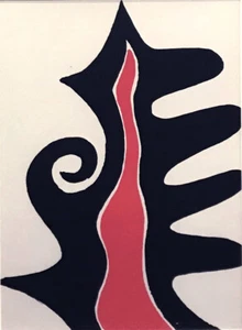 Alexander Calder 1973 Lithograph Derriere Miroir #201 - Picture 1 of 2