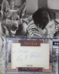 2011 Donruss Limited Cuts Ray Fisher Auto YANKEES Rare /18