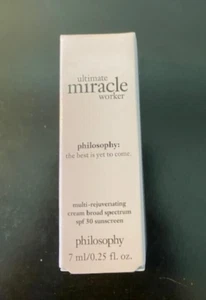 Philosophy Ultimate Miracle Worker Multi-Rejuvenating Cream ~ 0.25 Fl Oz - Picture 1 of 1