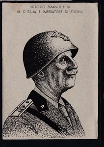 Cartolina Vittorio Emanuele III Re D'Italia e Imperatore Etiopia Bagnara K4370 - Bild 1 von 1
