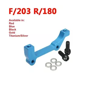 MTB Bike Disc Brake Caliper Adapter Front 203mm/ Rear 180mm - Picture 1 of 8
