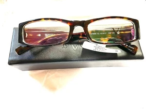 Versace Eyeglasses 1969 Vintage V7054 C2 Dark Havana 52-17-135 with Case - Picture 1 of 5