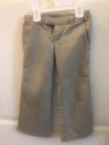 Girl’s French Toast Preowned Uniform Pants Adjustable Waist size 4 Tan - Picture 1 of 3