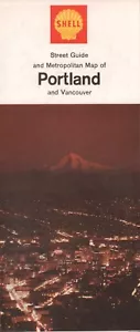 1966 Shell Road Map: Portland and Vancouver NOS - Picture 1 of 1