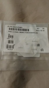 MATERIALES APLICADOS 0020-81483 ALMOHADILLA C-PEEK TRASERA FI BKM MODULAR - Imagen 1 de 3