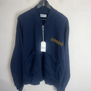 Universal Works Oxford Bomber Jacket Full Zip Navy Blue Large BNWT - Picture 1 of 13