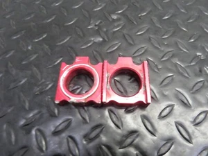 02-08 HONDA CRF 450R CRF 450 MERCADO DE ACCESORIOS BASCULANTE BLOQUES DE CADENA AJUSTADORES - Imagen 1 de 7