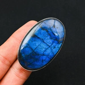 Labradorite Gemstone Handmade 925 Sterling Silver Ring Jewelry For Gift - Picture 1 of 4