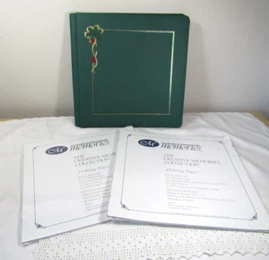 Creative Memories Scrapbook Holiday Album Limited Ed. 1996 12x12 + 2 Pk Hol Pgs - Picture 1 of 9