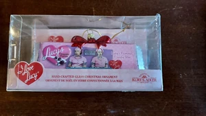 Kurt Adler I Love Lucy Ornament Chocolate Bar Hand Blown Glass Christmas Decor - Picture 1 of 2