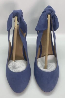 Tacones de gamuza azul Banana Republic para mujer talla 6 1/2 M Foto 1 de 4