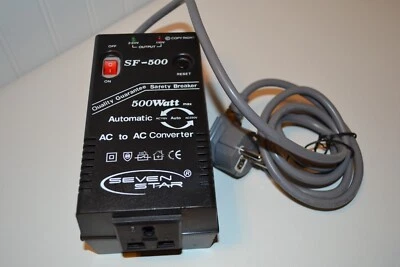 Automatic Transformer Adapter Power Converter Universal 500W 110v/220v 220v/110v - Image 1 of 2