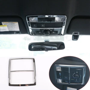 For T@yota T@coma 2016-2020 Chrome ABS Front Reading Light Lamp Decorative Cover - Foto 1 di 11