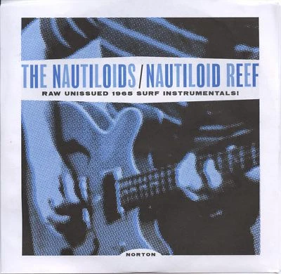 THE NAUTILOIDS 'Nautiloid Reef / Surf 7" Blue Vinyl ventures venturas dick dale - Image 1 of 3