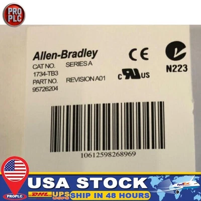 AB 1734-TB3 POINT I/O Module PLC  Sealed 1734TB3 US Free Tax - Image 1 of 4