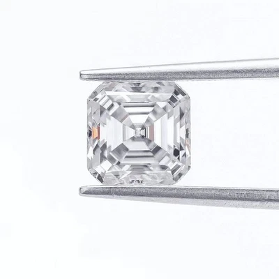 AAA+ 5.15 Ct Loose Diamond Ascher  Cut D Grade VVS1 Quality Gemstone j142 - Image 1 of 4