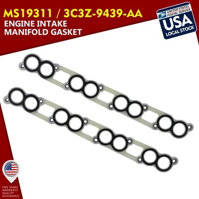 For 2004-2010 Ford E-350 Super Duty 6.0L Intake Gasket 2x Set OEM 3C3Z-9439-AA - Изображение 1 из 4