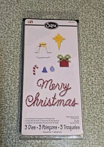 Ultra Rare 2009 Sizzix Sizzlits Christmas Die #656265 Discontinued - Picture 1 of 7