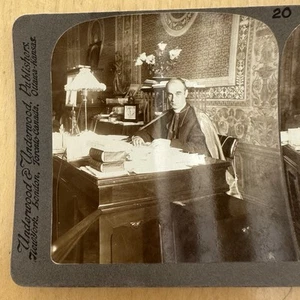 Cardinal Merry Del Val Papal Secretary Of State Vatican, Rome Stereoview - Picture 1 of 6