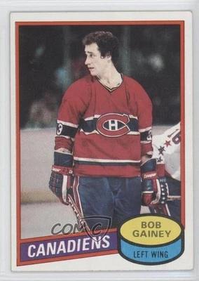 1980-81 Topps Scratched Bob Gainey #58 HOF - Image 1 of 2
