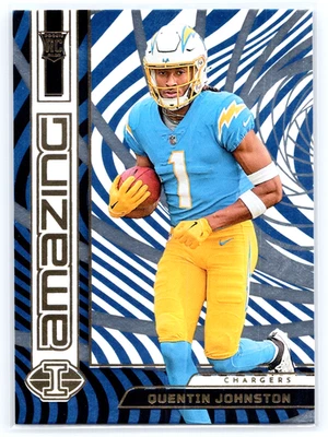 2023 Panini Illusions - Amazing #23 Quentin Johnston (RC) Rookie - Image 1 of 2
