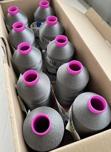 (10) Gütermann Calora 20/3 Col. 09248 Upholstery Sewing Thread 2000 M Dark Gray - Picture 1 of 8