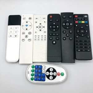7x Remote Controls – Mixed Brands & Functions – LED, TV, Media – As Is - Picture 1 of 2