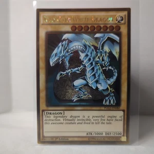 Yu-Gi-Oh! Blue-Eyes White Dragon PGL2-EN080 Gold Rare 1st Edition Near Mint - Picture 1 of 2