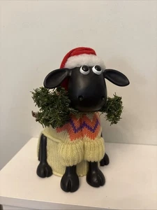 Vintage Shaun The Sheep Wallace Gromit Christmas Tree Topper Ornament Decoration - Picture 1 of 10