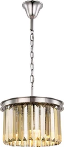 Sydney Vintage Teak Crystal Pendant Light-UL-Listed - Picture 1 of 1