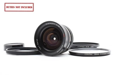 [Almost MINT w/Ring] Contax Carl Zeiss Distagon T* 18mm F/4 MMG MF From Japan 50 - Image 1 of 4