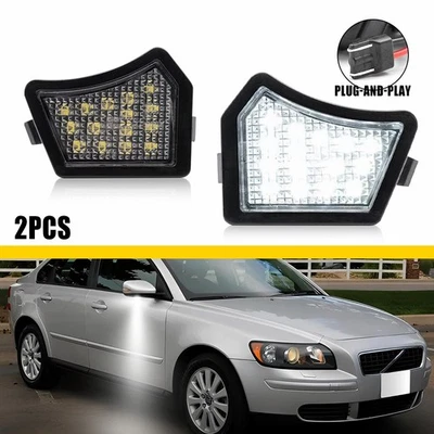 Luz LED de charco de espejo lateral para Volvo V70 S80 XC90 V50 C30 C70 V50 C2C37089 A Foto 1 de 4