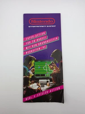 Nintendo NES Flyer Werbung Neuheiten 1991 4-Spieler-Action - Bild 1 von 4