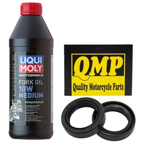 Gabelsimmerringe A-004 33x46x10,5 + Gabelöl für Honda CB Kawasaki Suzuki Yamaha - Bild 1 von 6