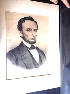 CURRIER IVES Bild DRUCK PRÄSIDENT ABRAHAM LINCOLN - Bild 1 von 19