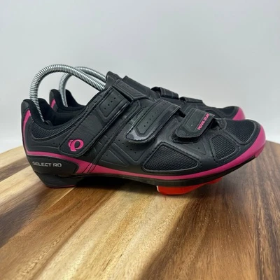 Женские велосипедные туфли Pearl Izumi Select Road III США 9,5 (ЕС 42) черные/розовые - Изображение 1 из 4