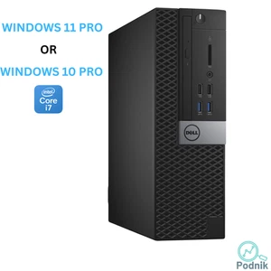 DELL OptiPlex Desktop PC i7,Up to 32GB RAM, 1TB NVME SSD,Windows 10/11,Wifi+BT - Picture 1 of 5
