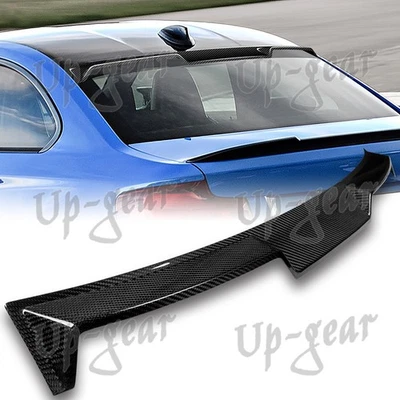 Alerón de ventana de techo de fibra de carbono estilo V de 2 puertas serie 2 puertas para BMW F22 F87 2014-2021 Foto 1 de 4