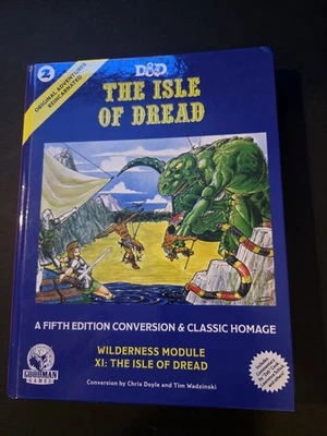 The Isle of Dread (conversión original y 5E) EX/NM - D&D Goodman - libro sin usar Foto 1 de 4