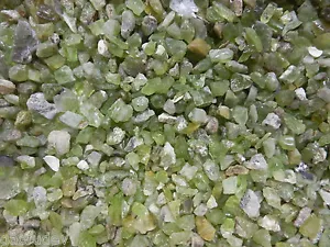 Peridot Stone Afghanistan Clear Olive Green up to 1.7 g Tiny Pcs 500 gram Lot - Picture 1 of 6