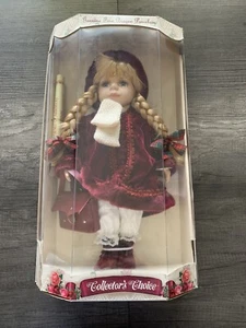 Vintage Collectors Choice Genuine Fine Bisque Porcelain Doll NRFB - Picture 1 of 4