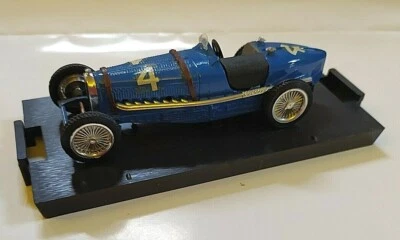 BRUMM SERIE ORO USATO 1:43 AUTO DIE CAST BUGATTI TIPO 59 1933 HP230 BLU ART R41 - Immagine 1 di 4