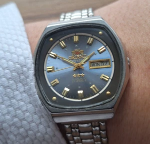 Rare ORIENT Crystal watch, Freza watch, blue watch, Mechanical Automatic watch - Picture 1 of 12