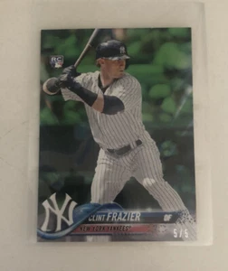 Clint Frazier RC 2018 Topps mini verde paralelo/5 #7 Yankees bajo demanda - Imagen 1 de 2