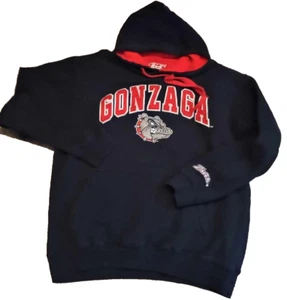 E5 Gonzaga Bulldogs NCAA Hoodie Sweatshirt Medium Blue Long Sleeve Sewn Pullover - Picture 1 of 5
