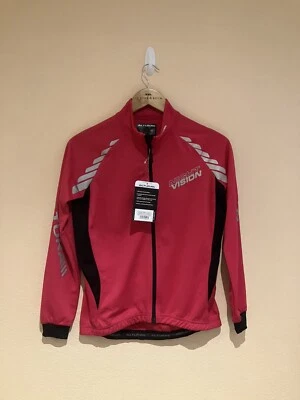 BNWT Altura Womens Neon Pink Night Vision  Long Sleeve Cycling Jersey Size 8 - Image 1 of 4